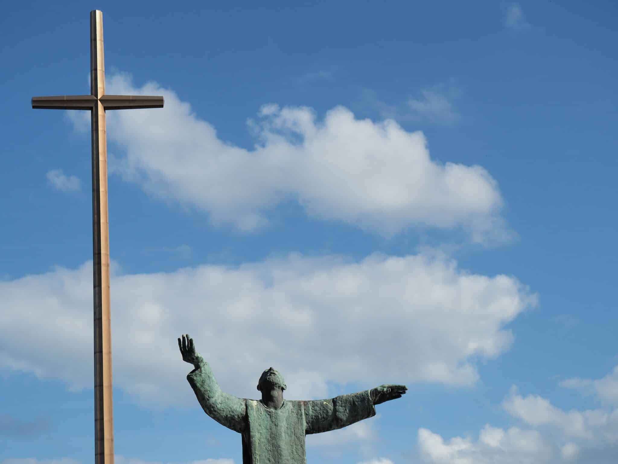 Saint Francis and the cross