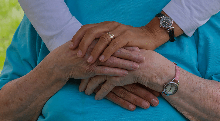 Two women's hands