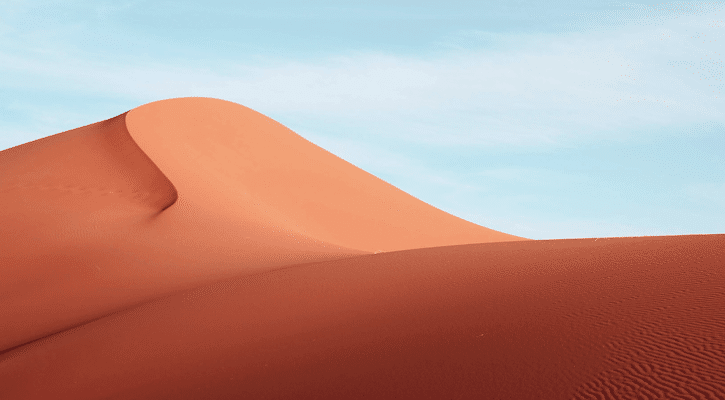 desert sand and sky