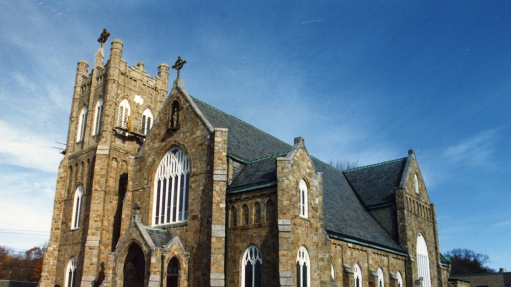 St. Thomas Church in Thomaston, Conn., is pictured in this photo from November 1991. The Archdiocese of Hartford has asked the Vatican to investigate a possible Eucharistic miracle that occurred March 5, 2023. (OSV News photo/courtesy Knights of Columbus)