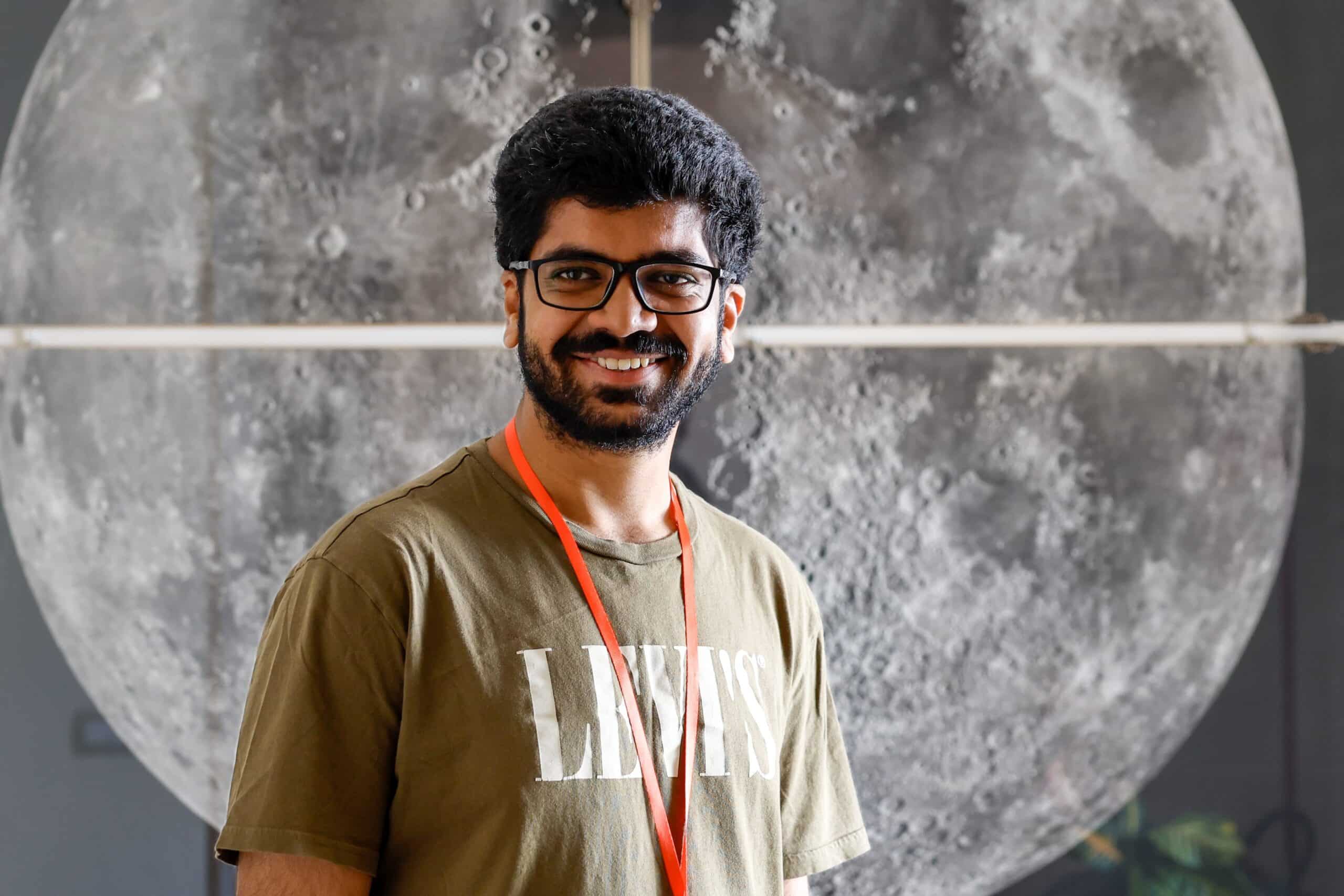 Siddharth Chaini Nitin from India poses for a photo at the Vatican Observatory in Albano, Italy, June 20, 2023. (CNS photo/Lola Gomez)