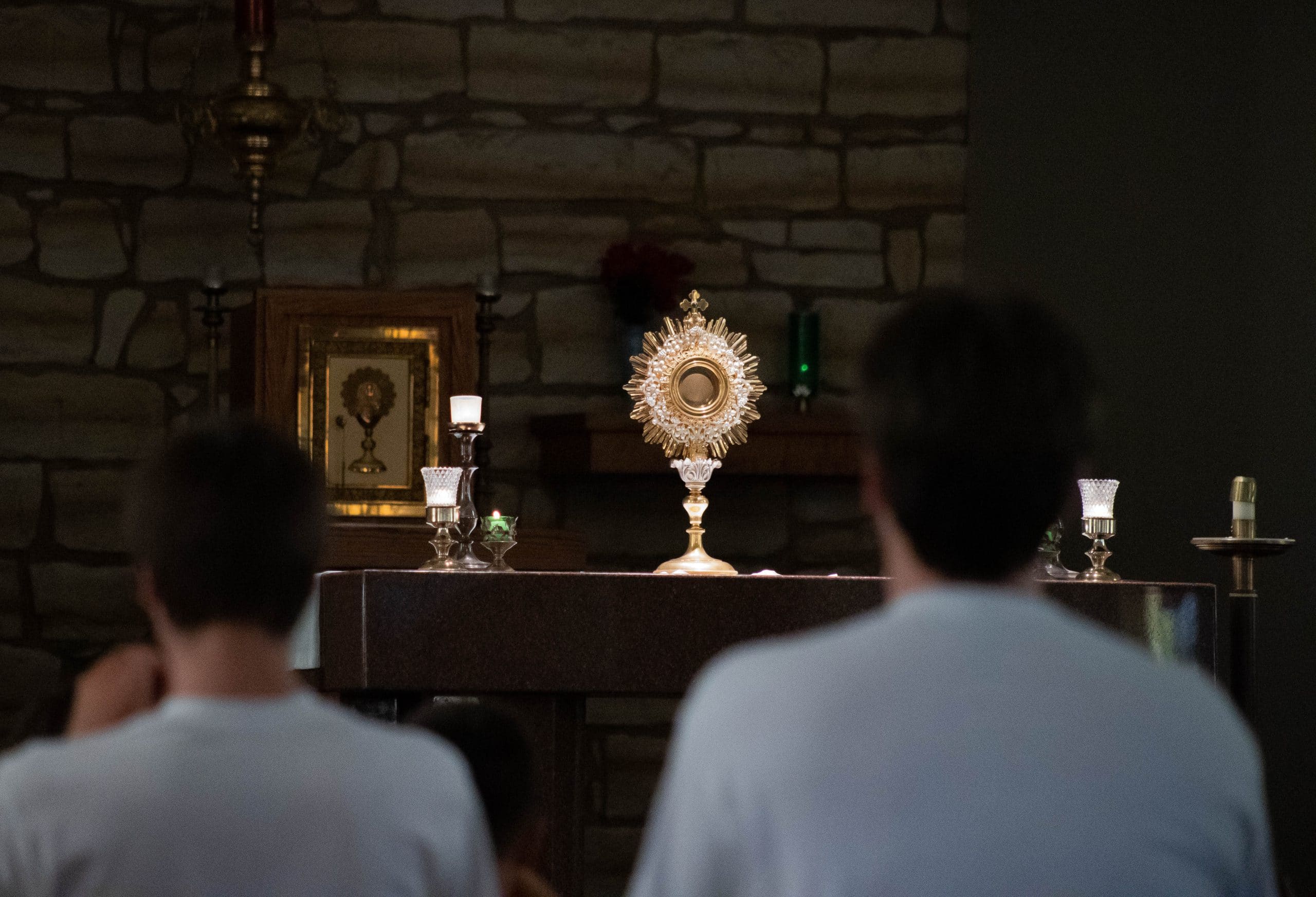 Eucharistic adoration | Photo by Matea Gregg on Unsplash