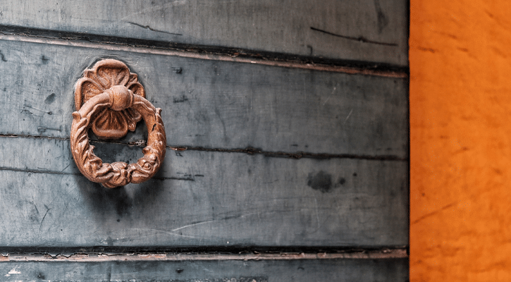 ornate door knocker