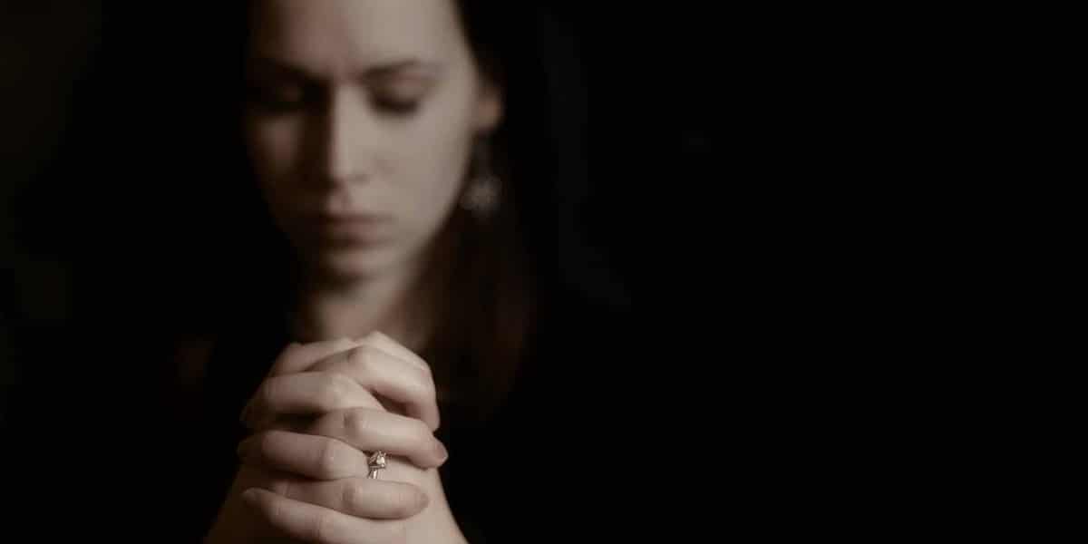 Woman praying