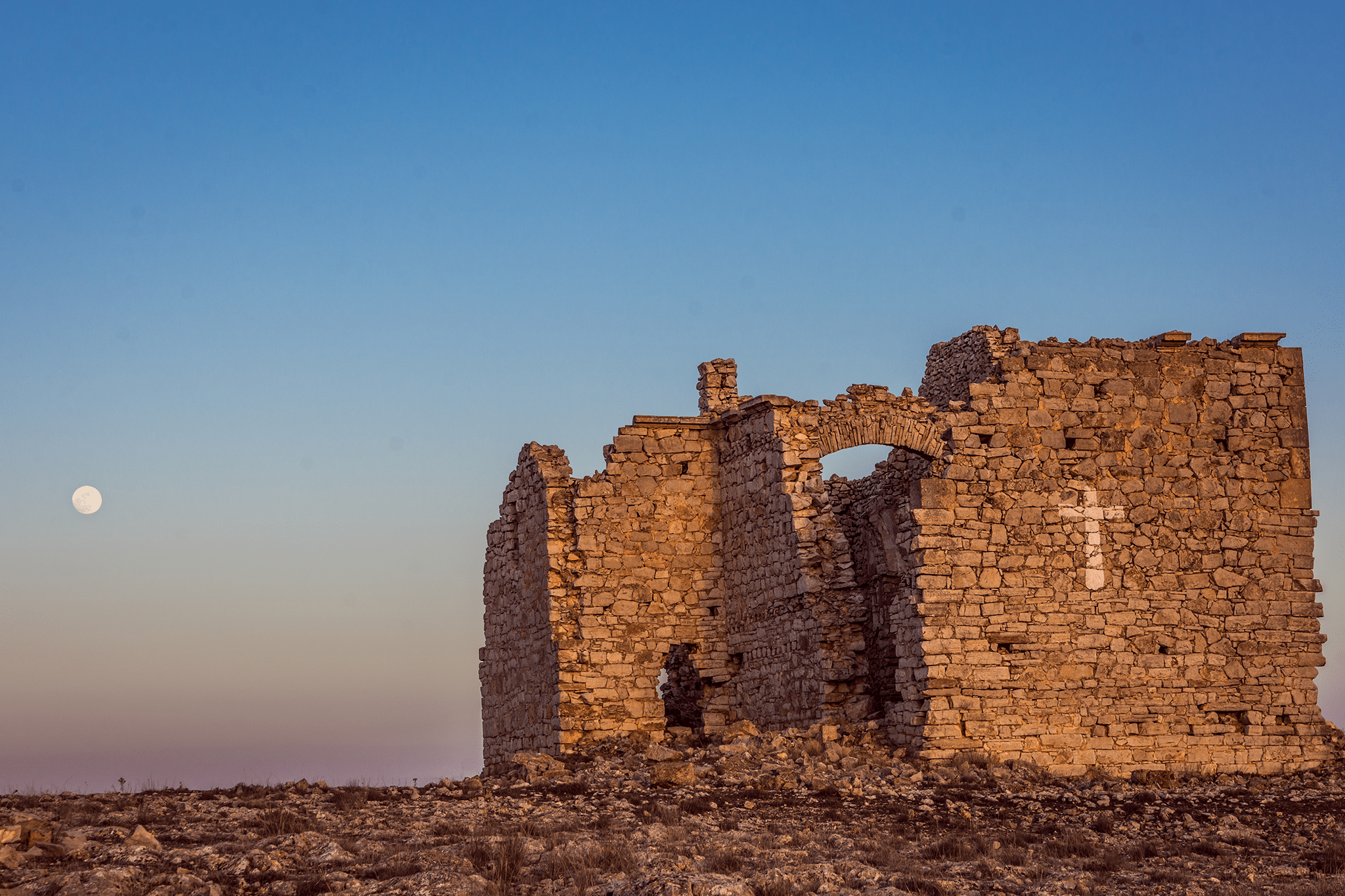 church in ruins