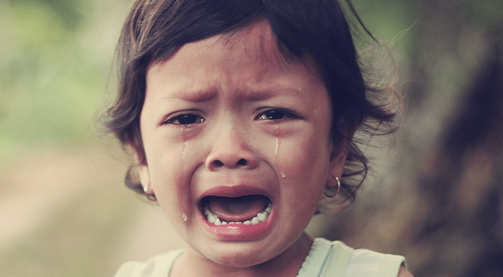 Child crying