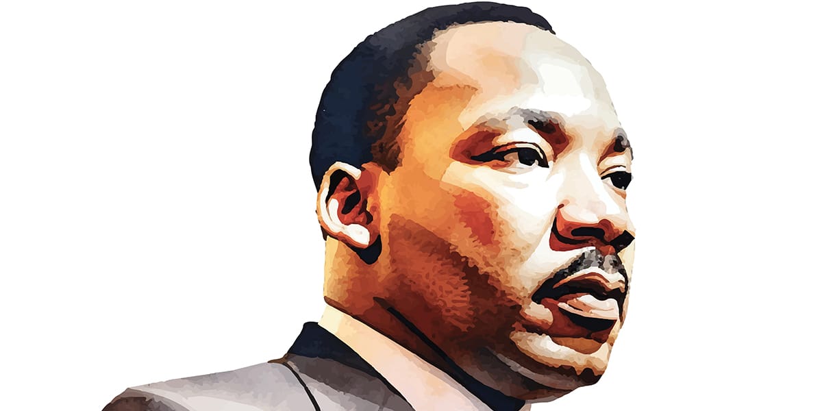portrait painting of Martin Luther King Jr.