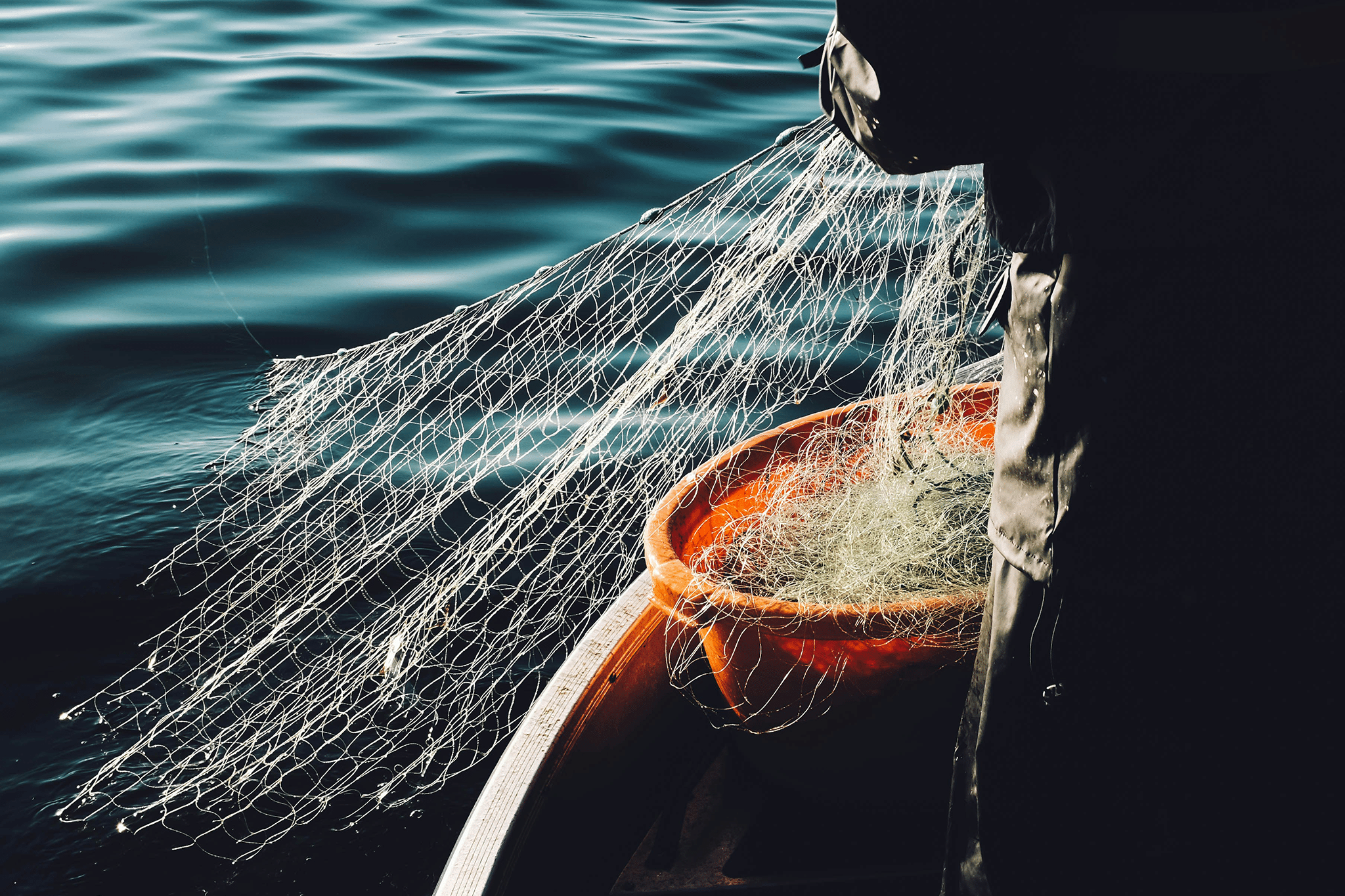 fisherman on a boat