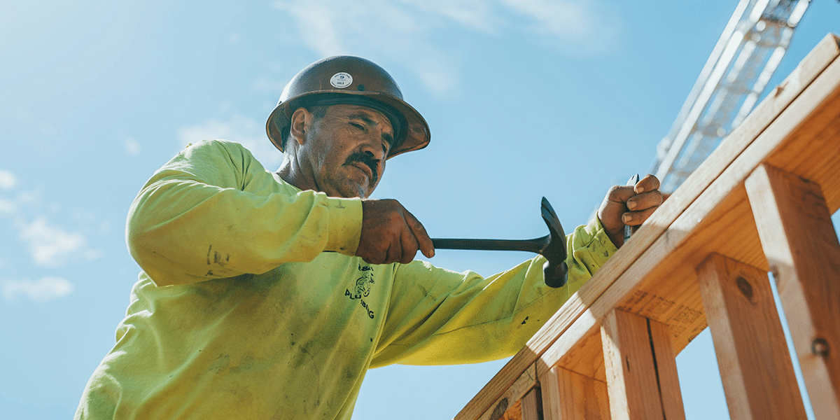 man working construction