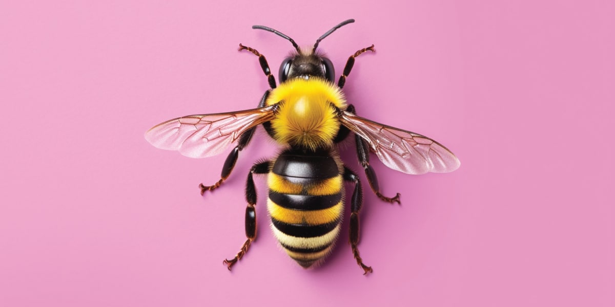 Picture of a honeybee