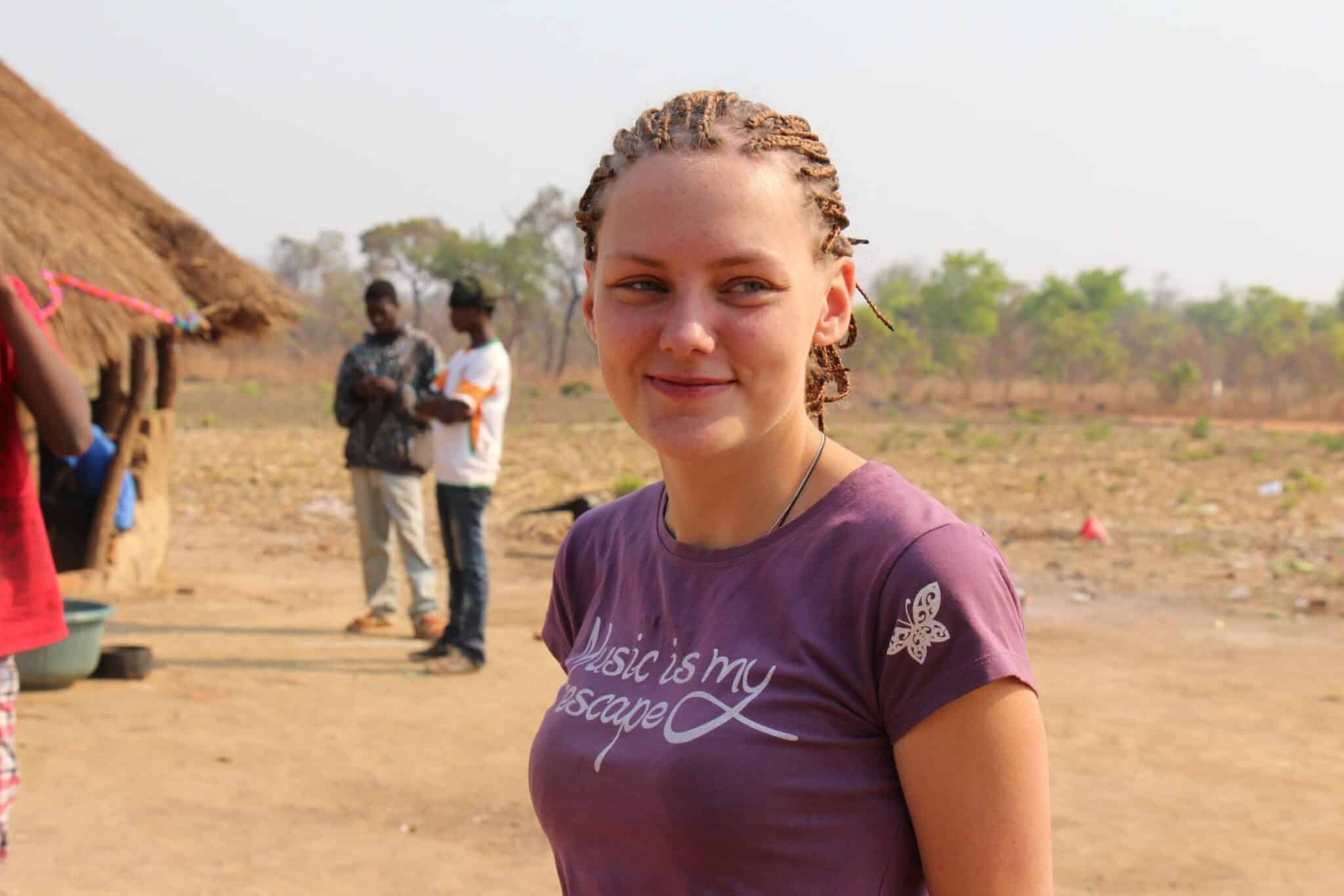 Helena Kmiec, Polish lay missionary is seen in a 2013 photograph in Zambia's Kulanga Bwana Farm when she volunteered in service with poorest children from the streets. Poland's church is seeking the beatification of a young lay missionary, who was stabbed to death in a bungled robbery shortly after starting work with Catholic nuns at a children's home in Bolivia in 2017. (OSV News photo/courtesy Helena Kmiec Foundation)