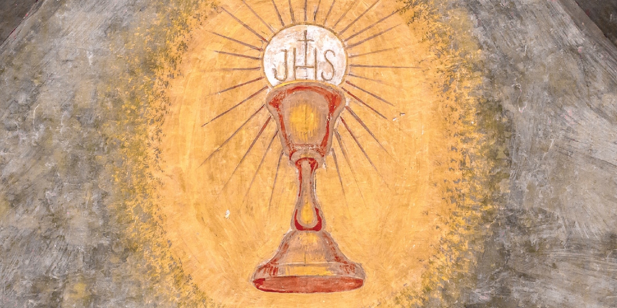 Illustration of the holy Eucharist