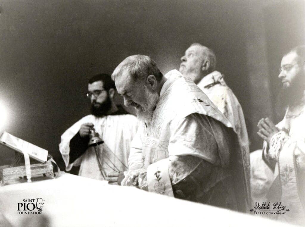 A newly released image of St. Padre Pio is seen in this undated photo. The Vatican hosted a presentation of 10 new photos of the Capuchin saint April 29, 2024. (CNS photo/Courtesy Saint Pio Foundation)