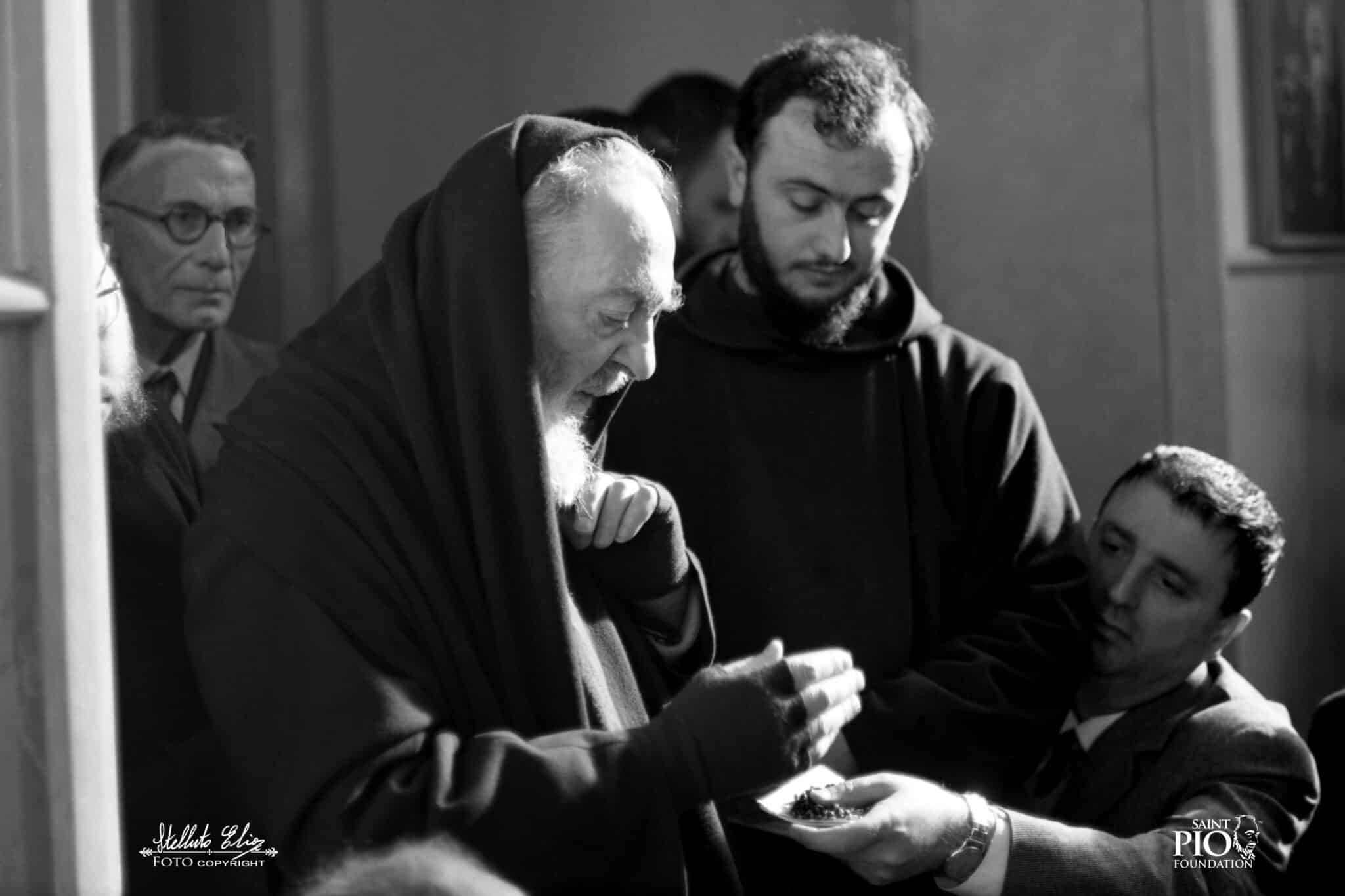 A newly released image of St. Padre Pio is seen in this undated photo. The Vatican hosted a presentation of 10 new photos of the Capuchin saint April 29, 2024. (CNS photo/Courtesy Saint Pio Foundation)