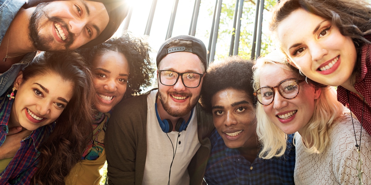 Group of multicultural people