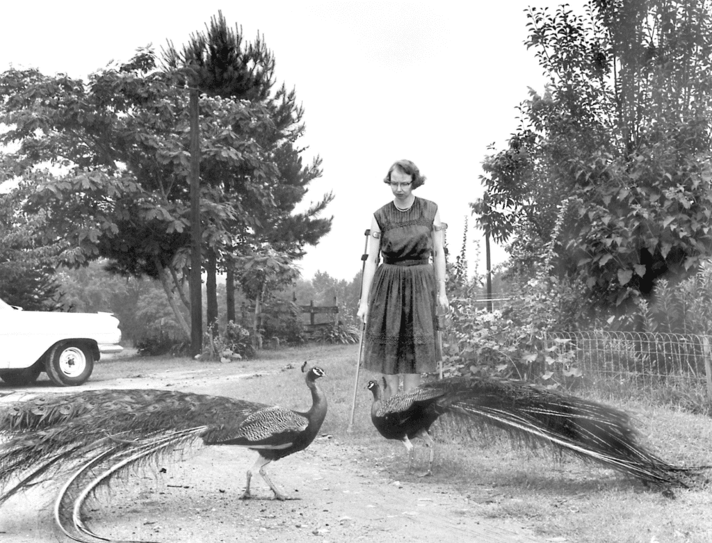 Flannery O'Connor is seen in this 1962 photo. (OSV News photo/AP Photo, Atlanta Journal-Constitution, Joe McTyre via PBS)