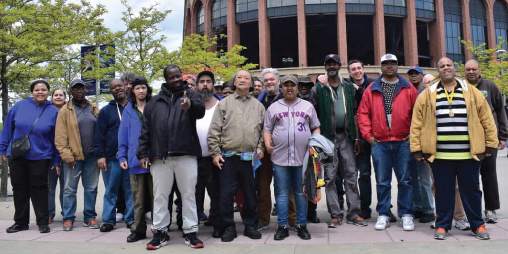 Tenants from all three residences enjoy the annual April trip to Citi Field to see the New York Mets play against the Atlanta Braves.