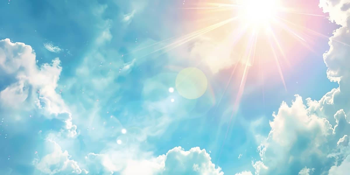 Sun in the sky