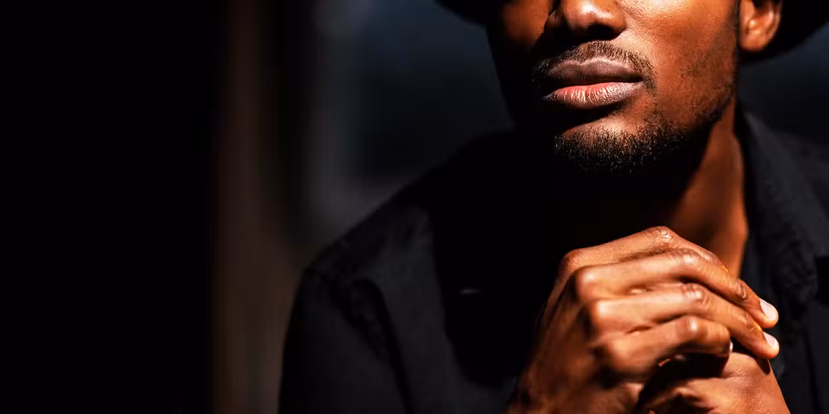 man being sad, grieving