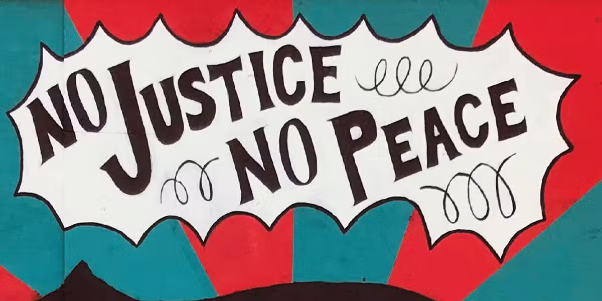 No justice no peace