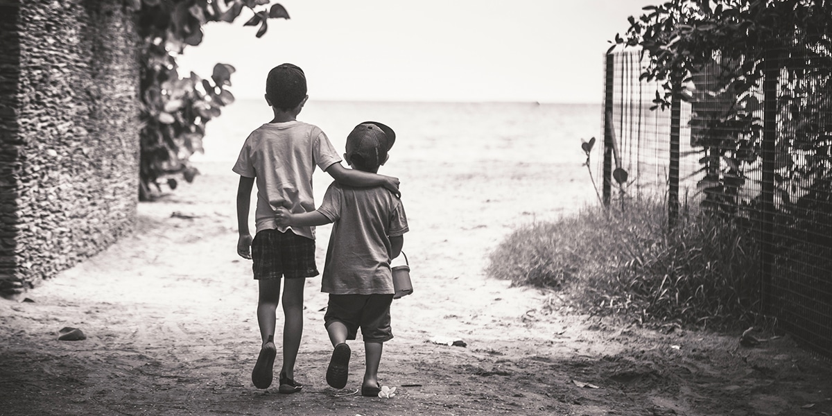 Kids walking | Photo by juan pablo rodriguez on Unsplash