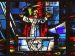 Pope Paul VI's 1965 address to U.N. depicted in a stained-glass window in New York