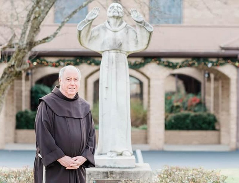 Father John O’Connor at a retreat house