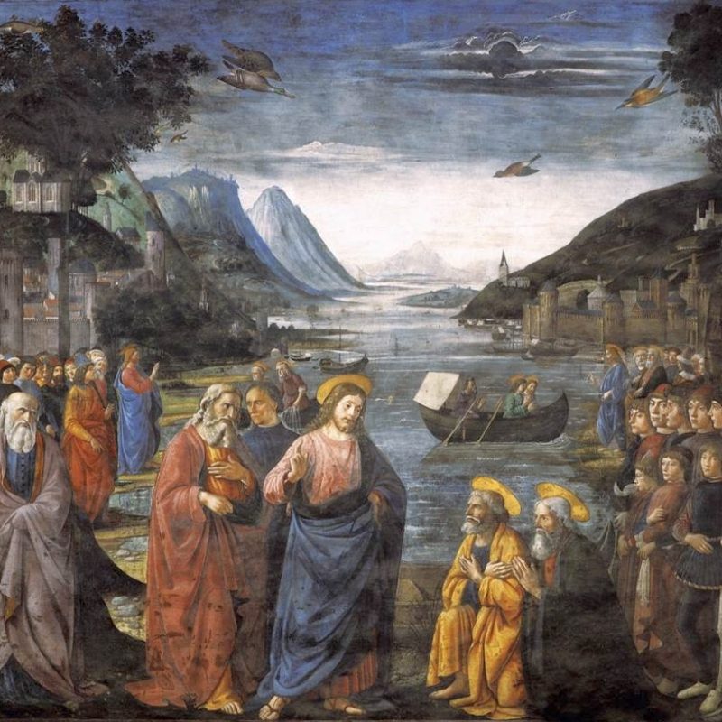 Ghirlandaio_Domenico_-_Calling_of_the_Apostles_-_1481