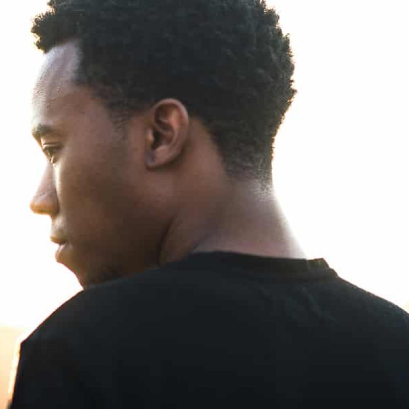 young African American man