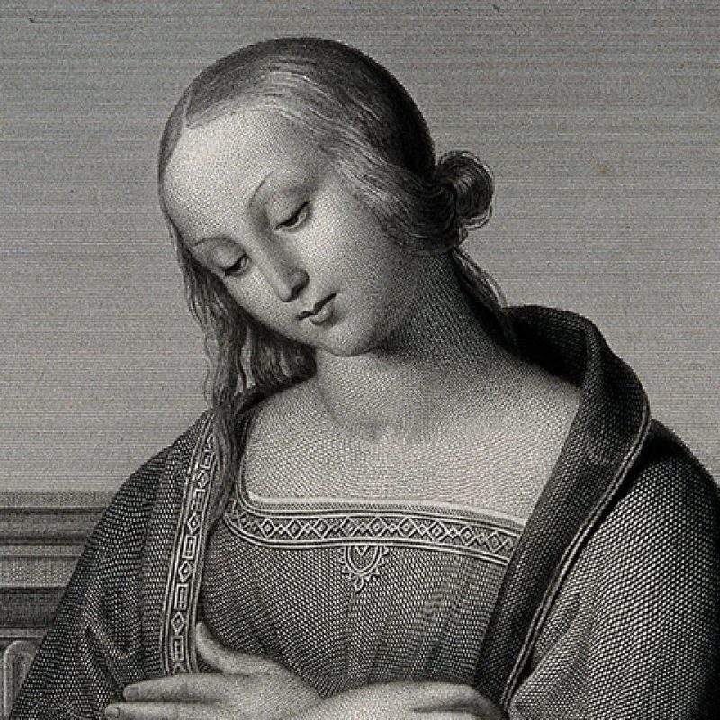Engraving of Saint Apollonia