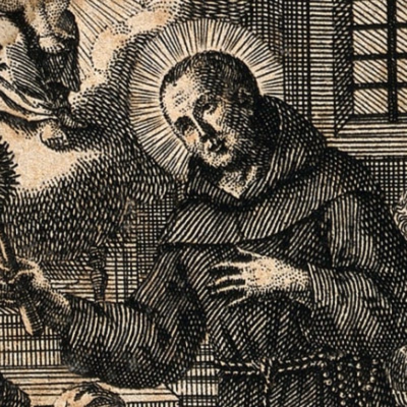 Etching of Saint Salvator of Horta