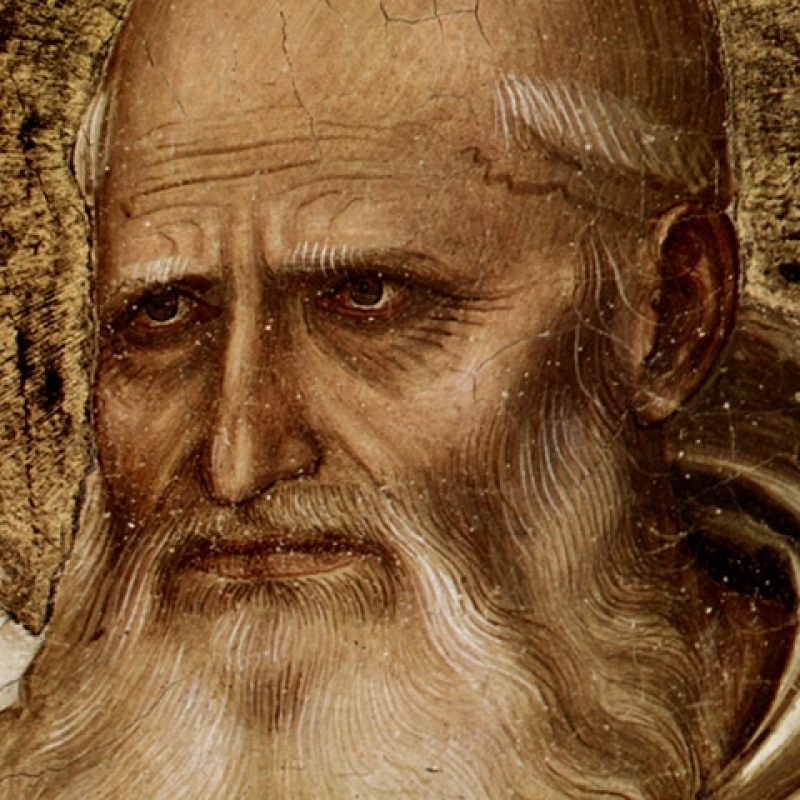 Fresco of Saint Romuald