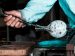 Glass blowing artist at work