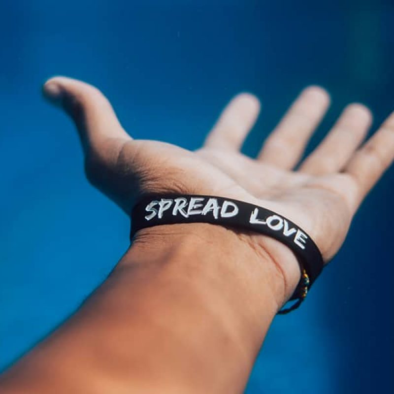 hand with a bracelet