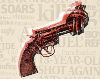 Illustration of a gun