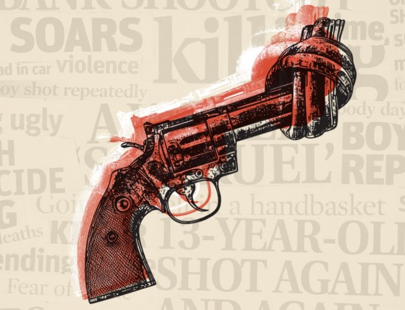 Illustration of a gun