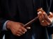 judge holding a gavel in his hands