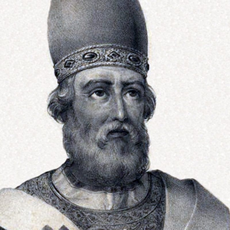 Lithograph of Saint Damasus