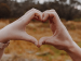 hands creating a heart