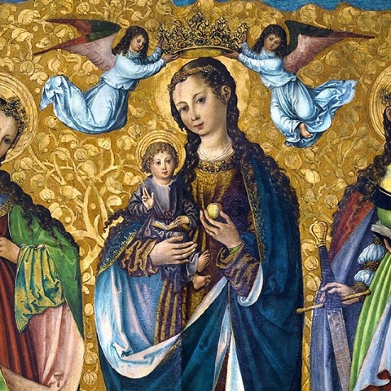 Mary and Child Jesus with Saints Perpetua and Felicity