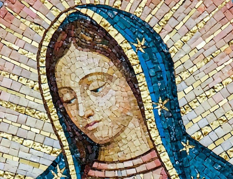 Mosaic of the Blessed Virgin Mary