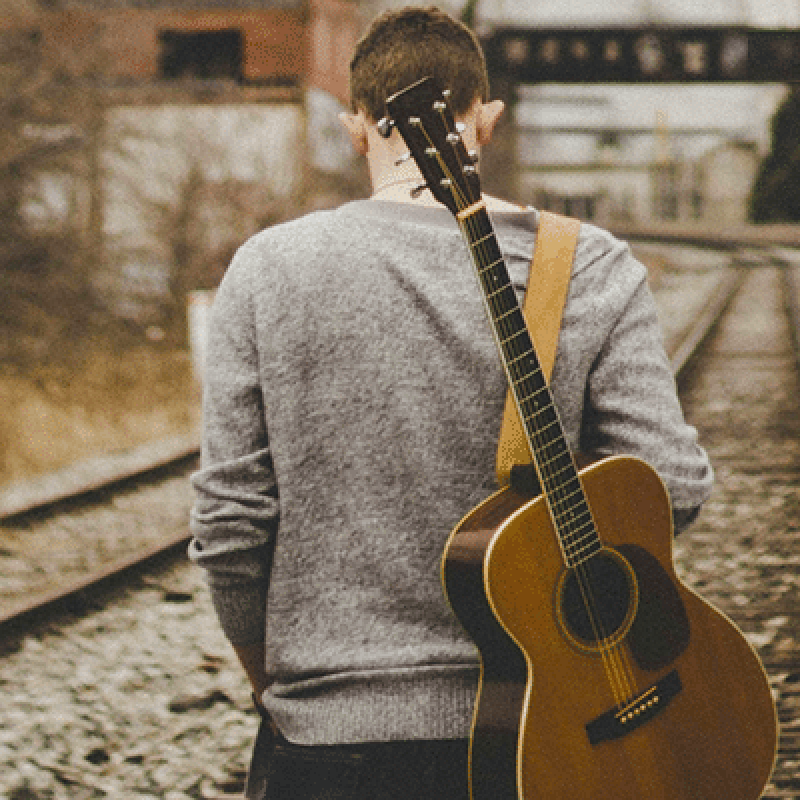 man with guitar