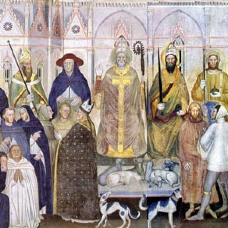 Painting of pope Gregory VII