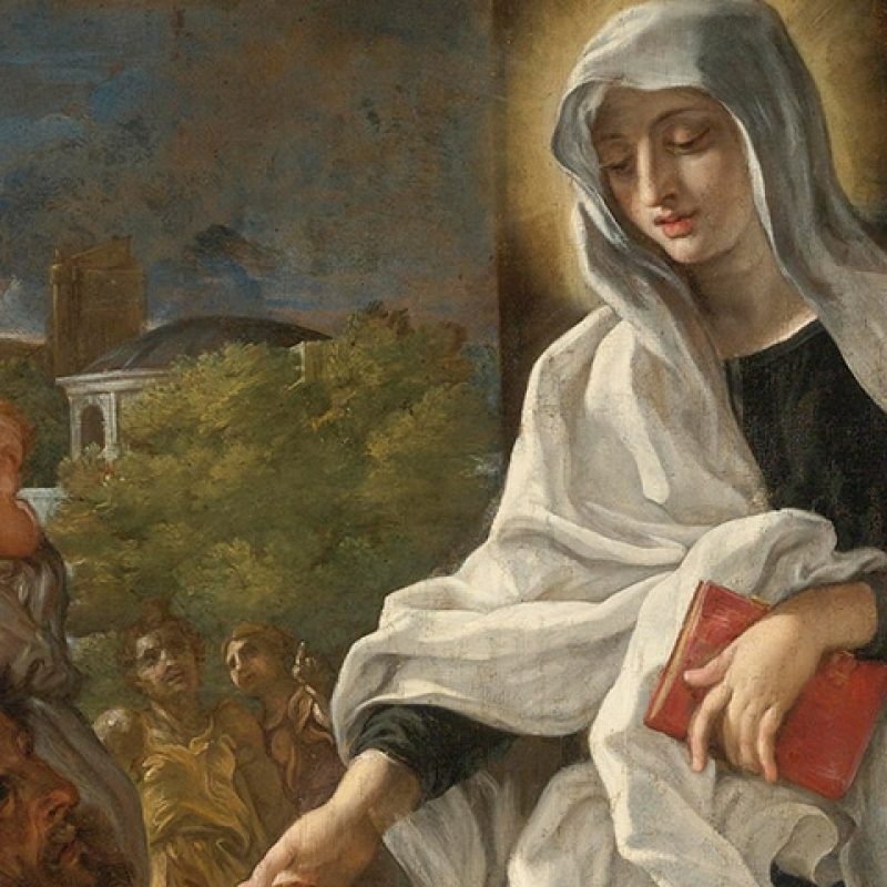 Painting of Saint Frances of Rome