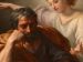 Painting of Saint Joseph, Husband of Mary talking to an Angel