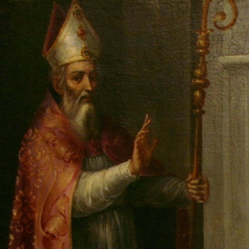 Painting of Saint Leander of Seville