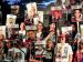 People hold placards with pictures of hostages who were kidnapped in the deadly Oct. 7, 2023, attack by Hamas, after a ceasefire between Israel and Hamas in the Gaza Strip went into effect, at "Hostages Square" in Tel Aviv, Israel, Oct. 11, 2025. (OSV News photo/Ronen Zvulun, Reuters)