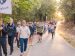 Young pilgrims process through rural Oklahoma during the 2024 Three Hearts Pilgrimage. Each year in October, the Three Hearts Pilgrimage takes place in the foothills of Oklahoma, a two-day, 35-mile penitential walk in the medieval style. (OSV News photo/Michelle Buscemi, Three Hearts Pilgrimage)