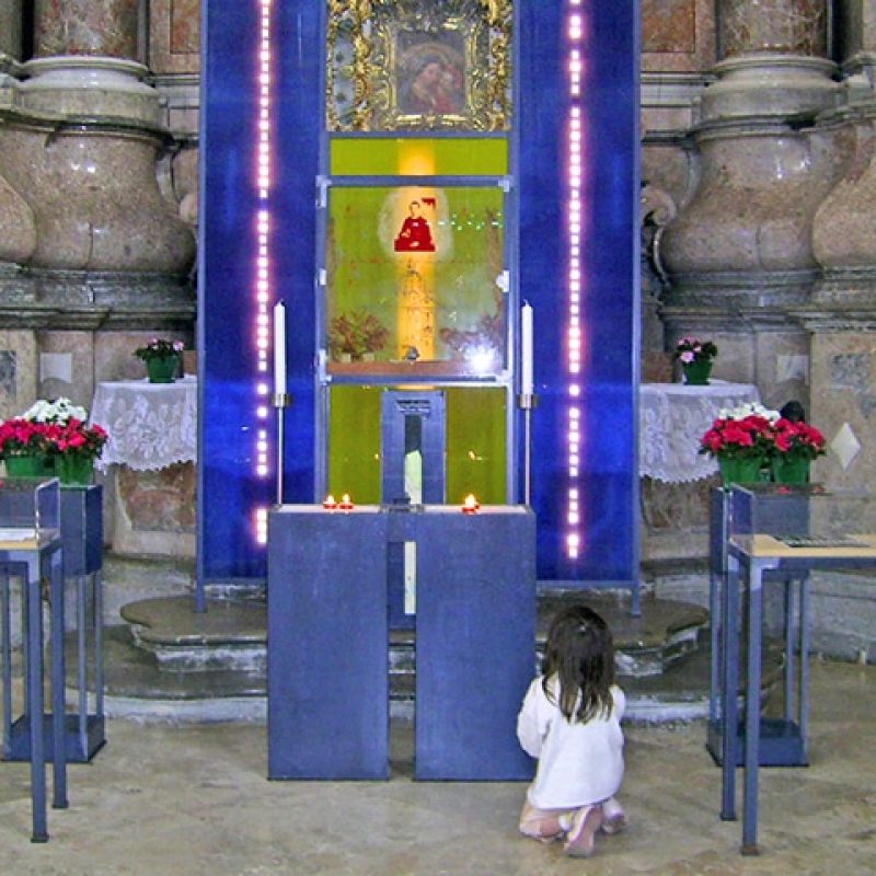 Photo of the shrine of Blessed Francis Xavier Seelos