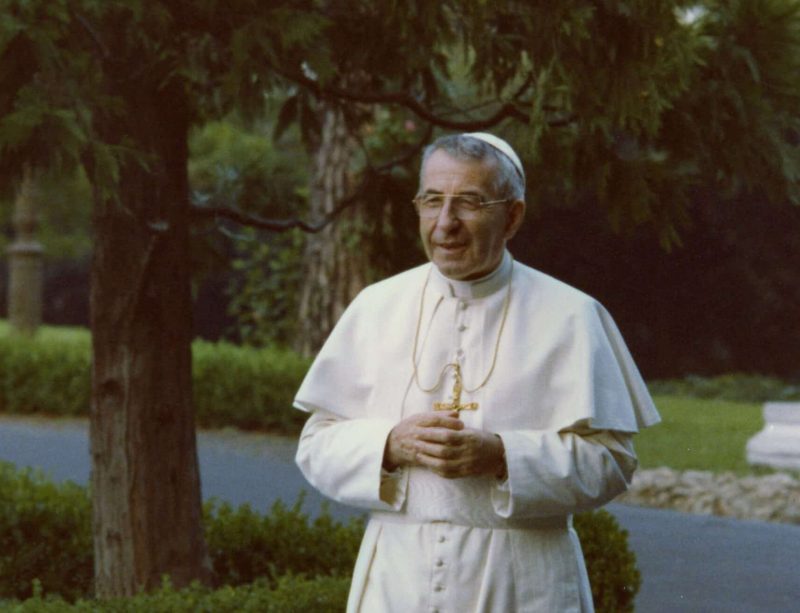 Pope John Paul I walks at the Vatican in 1978. The editorial director of Vatican News, Andrea Tornielli, wrote in a June 21 article that Archbishop Albino Luciani, the future Pope John Paul I, had hoped that Pope Paul VI would liberalize church teaching on artificial birth control, but when he didn't, the archbishop helped promote acceptance of "Humanae Vitae." (CNS file photo/L'Osservatore Romano)